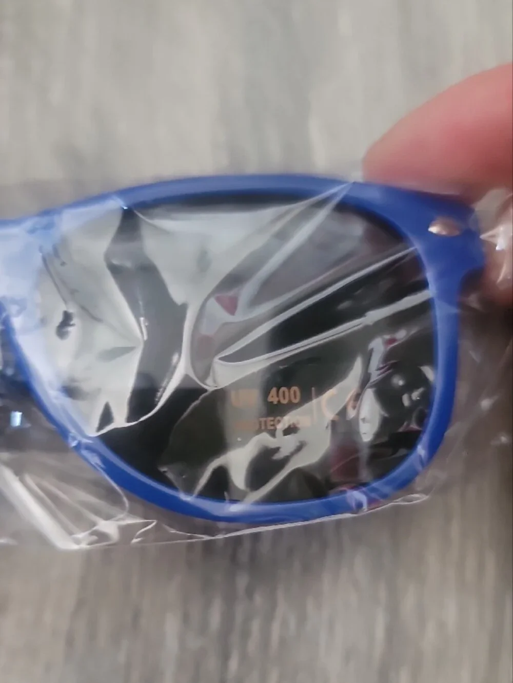 Blue and Black Wayfarer Sunglasses - UV400